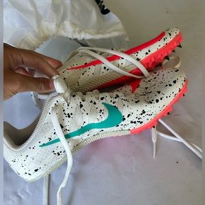 spikes, tried to warm up in them once and spikes just aren’t for me